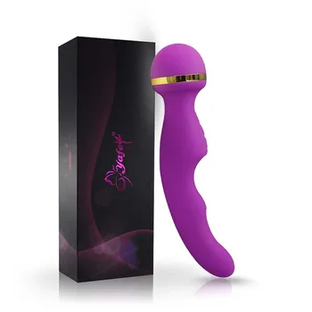 YAFEI 10 Speed Kraftig Intelligent Varme Dual Vibrator Magic Wand Vibrationer Body Massage Vibratorer Til Kvinder, Voksen Sex Legetøj