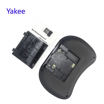 Yakee i8 Trådløse Tastatur-2.4 GHz-engelsk russiske bogstaver Air Mouse Touchpad Fjernbetjeningen Til Android TV Box Notebook