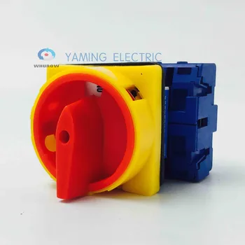 Yaming Låsning isolator skifte med hængelås panel 100 A 4 Faser 2 position on-off Overgangen drejekontakt YMD11-100A/4P