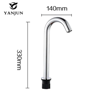 Yanjun Automatisk Vandhane Induktiv Sensor håndfri Tryk på vandbesparende Hospital Badeværelse Offentlige Sanitære YJ-6616-3