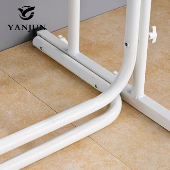 Yanjun Toilet Sikkerhed Hjælpe-Ramme w Grab Barer Rækværk til Ældre Senior Handicap DStand Alene Toilet sengehest YJ2070