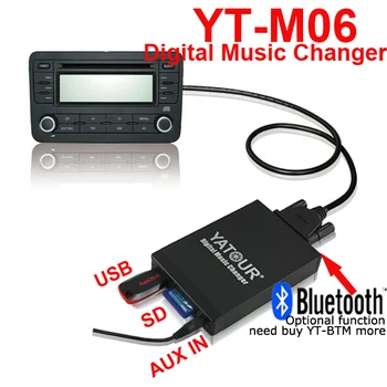 Yatour bil-CD, USB, SD-afspiller til AUX-Peugeot-Citroen RD3