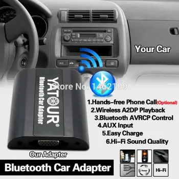 Yatour Bluetooth Car Adapter Digital Musik-CD Changer 8Pin Skifte Stik Til Fiat, Alfa Romeo, Lancia Blaupunkt Radioer