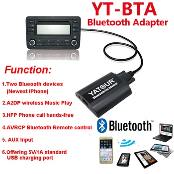 Yatour Bluetooth car digital musik interfact BTA fjernbetjening til Volvo HU styreenhed radioer