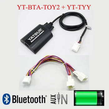 Yatour BTA Bluetooth-adapter bil-radio, MP3-afspiller til Toyota Lexus 6+6pin radioer