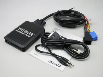 Yatour YT-M07 til iPod, iPhone, USB, SD-AUX Digitale Medier Skifter til 8pin VW-Audi-Skoda-Seat Quadlock Audio Bil-MP3-Afspiller Adapter