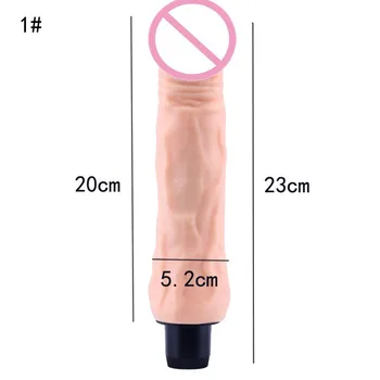 YEAIN Dildo Vibrator Sex Legetøj til Kvinde Mand Kunstig Penis Følelse af Vibrerende Stor Dildo Sex Produkter 7 Typer til Salg