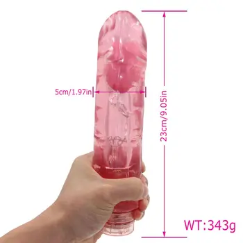 YEMA Stor Tyk Dildo Vibrator Jelly Vibrator Cock Realistisk Enorme Penis G-spot sexlegetøj til Kvinde Kvinde Masturbator