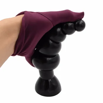 YEMA Tårn Formet Sort Stor Anal Plug Massage Silicone Butt Plug For Voksne sexlegetøj til Kvinde Gay Mænd Anal Toy