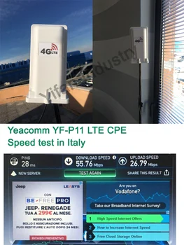 YF-P11 industrielle vandtæt udendørs CPE 4G LTE cat4 150 M CPE TDD FDD router uden wifi