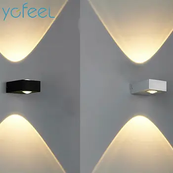 [YGFEEL] væglamper Udendørs Vandtæt IP65 6W LED-Graden Lampe / Indendørs Korridor Trappe Loft Balkon Belysning AC110V/220V
