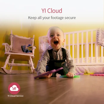 YI 4pc Hjem Kamera, Trådløse IP-Sikkerhed overvågningssystem med Night Vision til hjemmekontoret Shop Baby Pet Overvåge YI Sky