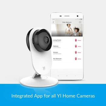YI Hjem Kamera, 1080p Trådløse IP-Wifi Sikkerhed overvågningssystem Baby Monitor Night Vision Cloud-International version (US/EU)