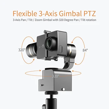 YI Håndholdte Gimbal 3-Akse Håndholdte Stabilisator for YI 4K Plus 4K YI Lite-Action-Kamera
