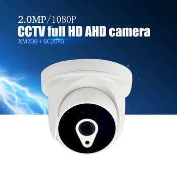 YiiSPO AHD 1080P IR Mini Dome Kamera 2,0 MP AHD Kamera indendørs IR CUT Night Vision 3.6 mm XM330+SC2045 indendørs CCTV sikkerhed kamera