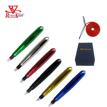 YILONG Nye Roterende Tatovering Maskine & Pamanent Makeup Pen 4.5 w Motor RCA-Forbindelse Linje U-pick 6 Farver