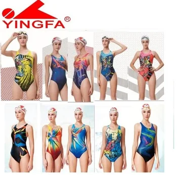 Yingfa badetøj kvinder badetøj Kids racing kids konkurrencedygtige badedragt Piger træning konkurrence svømme passer til professionelle