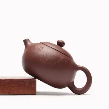 Yixing tekande te pot filter tekande skønheder håndlavet lilla ler tilpassede gaver autentisk Xishi 200ml