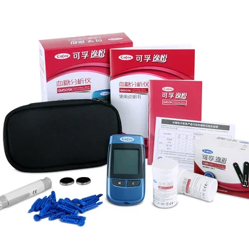 Yiyue Glucose Meter Ingen kodning blodsukker Indsamling af Glucose Meter og 50/100pcs Teststrimler med Lancetter Nåle af Cofoe