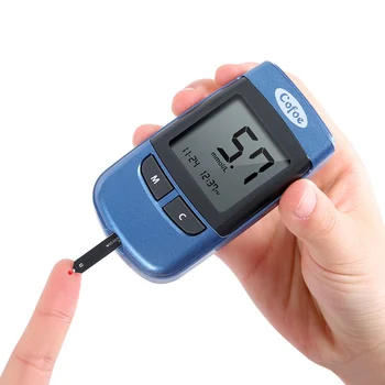 Yiyue Glucose Meter Ingen kodning blodsukker Indsamling af Glucose Meter og 50/100pcs Teststrimler med Lancetter Nåle af Cofoe