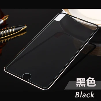 YKSPACE Til iPhone 7 8 Plus X 3D Buede Titanium Kant 9H HD Hærdet Glas Fuld Dækning Beskyttende Folie skærmbeskytter