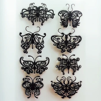 YLCS279 Butterfly Silikone Klare Stempler, der Til Scrapbooking DIY Album Papir Kort, der Gør Dekoration Prægning Gummi Stempel 11x16cm