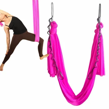 Yoga Flyvende Swing Anti-Tyngdekraft yoga hængekøje stof Antenne trækanordning Yoga hængekøje Udstyr til Pilates body shaping