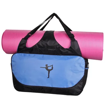 Yoga Måtten Taske Vandtæt Rygsæk Skulder Messenger Sport Taske Til Kvinder Trænings-Og Duffel Tøj Sportstaske (Ingen Yoga Mat)