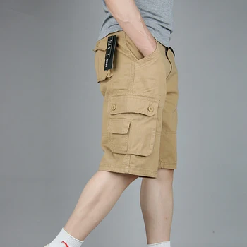 YOLAO Varm Sommer Mænd ' s Hær Fragt Arbejde Afslappet Bermuda Mænd Shorts Mode Joggere Samlede militær Bukser Plus size 29-46