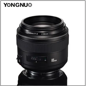 YONGNUO EF 85mm f/1.8 USM Medium Tele-Linse til Canon SLR-Kameraer med Modlysblænde, YN85mm f1.8 Fixed-Focus-Standard Linse