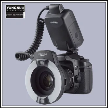 YongNuo YN-14EX YN14EX TTL Macro Ring Flash med Adapter Ring til Canon DLSR 550D 650D