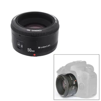 YONGNUO YN50mm f1.8 AF Linse YN50 Blænde Auto Fokus Kamera Linse til Canon EOS 800D 760D 750D 80D 77D 7D 6D 5Ds DSLR-Kamera