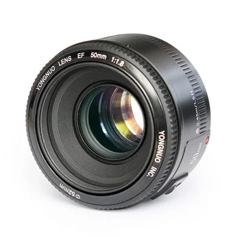 YONGNUO YN50mm f1.8 YN 50mm AF Linse YN50 autofokus linse + hætte +UV-len + taske til Canon EOS DSLR-Kameraer