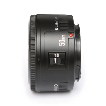 YONGNUO YN50mm f1.8 YN 50mm AF Linse YN50 autofokus linse + hætte +UV-len + taske til Canon EOS DSLR-Kameraer