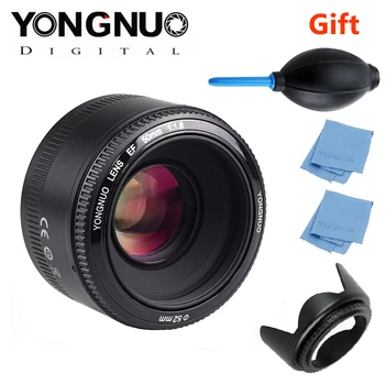 YONGNUO YN50mm f1.8 YN EF 50mm f/1.8 AF/MF Linse Stor Blænde autofokus til Canon EOS DSLR-Kameraer