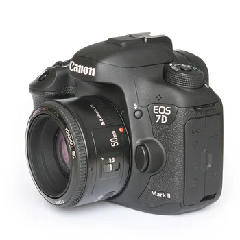 YONGNUO YN50mm Linse med fast fokus EF 50mm F1.8 AF/MF linse Stor Blænde autofokus Linse Til Canon EOS 60D 70D 700D DSLR-Kamera
