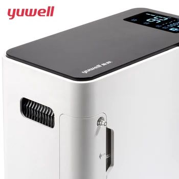 Yuwell Bærbare Oxygen Generator Generator Medicinsk Ilt Forsyning Maskine Hjem Koncentrator LCD-Display 1/2L O2-Flow(YU300)