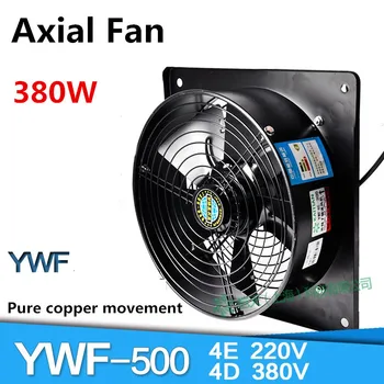YWF4E-500 YWF4D-500 Firkantede Ydre Rotor Aksial Ventilator Industrielt Kabinet Køling Blæser Ventilator 380 / 220v