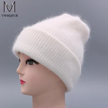 YWMQFUR Kvinder hat til efterår og vinter strikkede uld huer mode hatte 2017 nye ankomst casual caps god kvalitet kvindelige hat H70