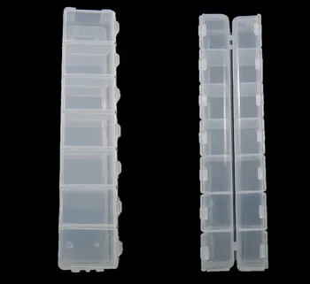 YYW Nye smykker perler Container Rektangel gennemsigtig Plastik perler at Finde beholdere til smykker DIY gøre perle bæretaske