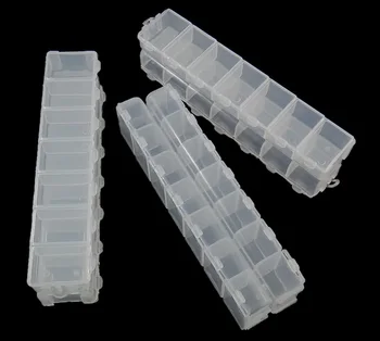 YYW Nye smykker perler Container Rektangel gennemsigtig Plastik perler at Finde beholdere til smykker DIY gøre perle bæretaske