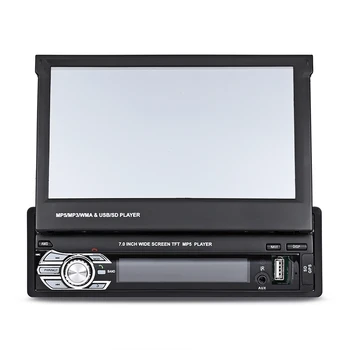 Zeepin 9601G 1 Din Bil MP5 Audio Video Player 7 Tommer HD Touch-Skærm, Bluetooth, FM Radio, GPS Auto Mms-Autoradio Med Kort