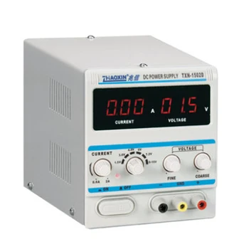 ZHAOXIN TXN-1502D Justerbar DC Strømforsyning 15V 2A-Power Kabel-Digital Mobiltelefon Reparation Strøm