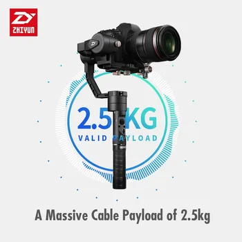 Zhiyun Crane Plus 3-Akse 3-Akse Håndholdte Gimbal Stabilisator for Alle Modeller af DSLR Mirrorless Canon 5D2/5D3/5D4 MINI-DSLR-Kamera