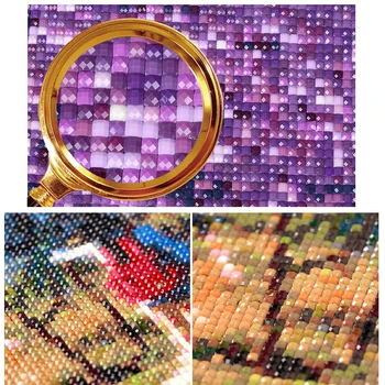 Zhui Stjernede 5D Diy fuld Square bor diamant maleri Cross stitch Kanin & æg broderi Rhinestone Mosaik home decor gave