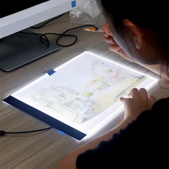 Zhui Stjernede Ultratynde 3,5 mm A4 LED lyskasse Multi-Touch Bord Tegning Kopi yrelsen Animation Opsporing Pad Uden Stråling EU/UK