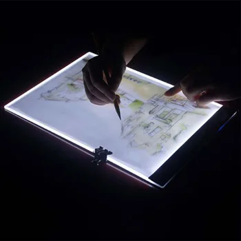 Zhui Stjernede Ultratynde 3,5 mm A4 LED lyskasse Multi-Touch Bord Tegning Kopi yrelsen Animation Opsporing Pad Uden Stråling EU/UK