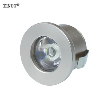 ZINUOa 10stk/masse 1W 3W Mini Kabinet Led downlight Led Forsænket Kabinet Spot light Omfatter Led-Driver Hvid,Varm hvid AC85-265V