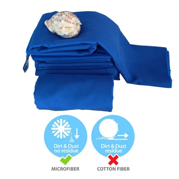 Zipsoft Strand håndklæde Microfiber hurtigtørrende Håndklæder Blå lette Baby Voksne Rejser Tæppe Yoga Mat Blød Antimikrobiel S/M/L