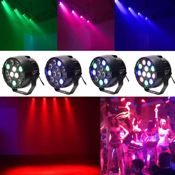 ZjRight 15W IR Fjernbetjening RGBW LED Par lys, Lyd Kontrol dj diskotek bar Projektor lys fase Store koncert-Farvning effekt belysning